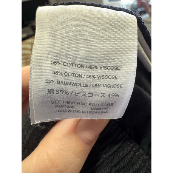 Madewell Elastic Waist Side Tie Shorts Pull On High Waisted In Black Size Large - Picture 9 of 11